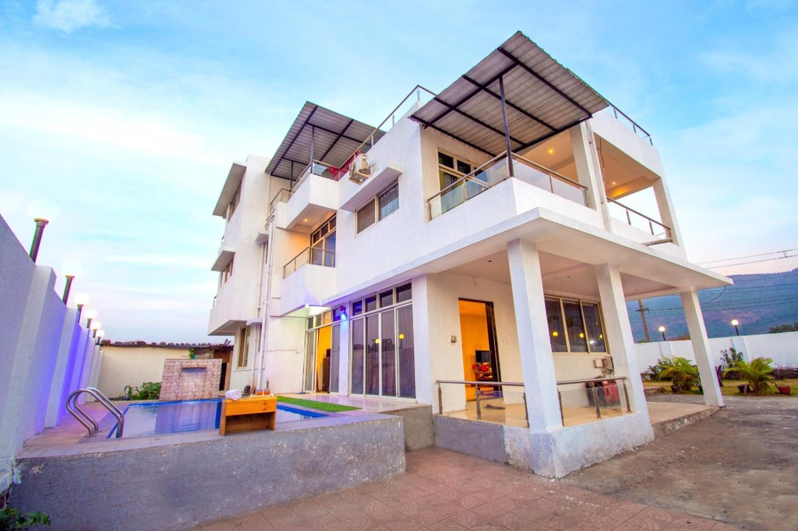 Empyrean Stay Ll 6Bhk Ll Royal Bramha Palace Ll Pvt Pool Ll Lonavala Ngoại thất bức ảnh